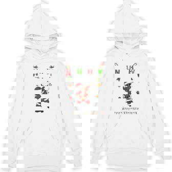 I'm On The Naughty List Christmas Santa Claus Black Dabbing Hoodie - Monsterry