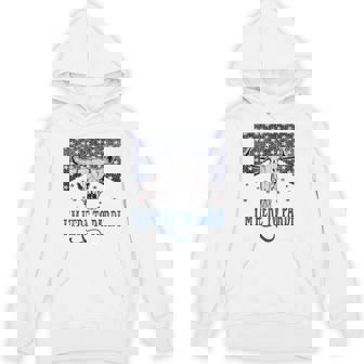 I'm Here To Pardi Vintage Retro Western Bull-Skull Hoodie - Thegiftio