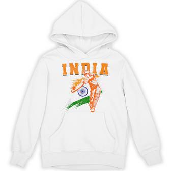 India Cricket Supporters Jersey Bharath Cricket Fans Hoodie - Thegiftio UK