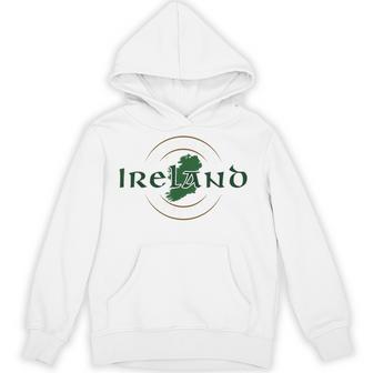 Ireland Republic Emerald Isle Irish Map Hoodie - Thegiftio