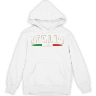 Italia イタリアサッカージャージ イタリア国旗ファン パーカー - Kawaiitshirt