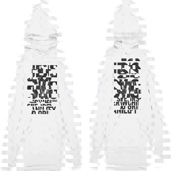 Jesus Swag Serve Worship And Glorify Religious Inspirational Tank Top Unisex Hoodie | Mazezy