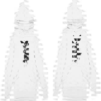 Kangaroo Ink Art Australian Outback Wildlife Print Grunge Unisex Hoodie | Mazezy