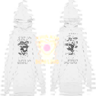 Kids This Kid Loves Bowling Lover Leopard Print Kids Cute Unisex Hoodie | Mazezy