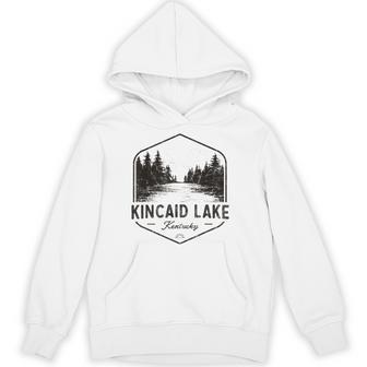 Kincaid Lake Kentucky Outdoors Vintage Hoodie | Seseable UK