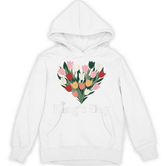 Koningsdag Netherlands 2025 Crown Kings Day Amsterdam Hoodie - Thegiftio UK