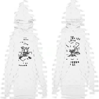 The Lawnmowers Gun Club Fun Member Unisex Hoodie | Mazezy