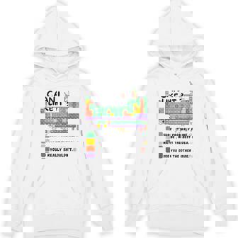 Can I Lick It Science Joke Periodic Elements Nerdy Chemistry Unisex Hoodie | Mazezy