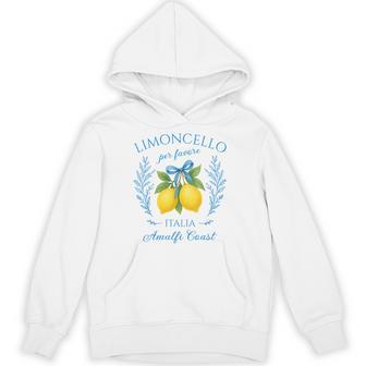 Limoncello Per Favore Lemons Summer Italy Hoodie - Thegiftio UK