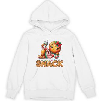 Out Here Looking Like A Snack Boujee Xmas Gingerbread Hoodie - Thegiftio UK