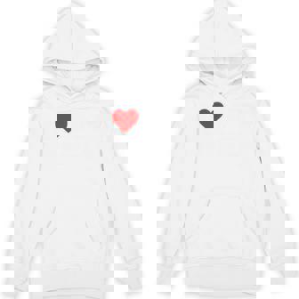 I Love My Aggie Red Heart Tri-Blend Hoodie - Monsterry