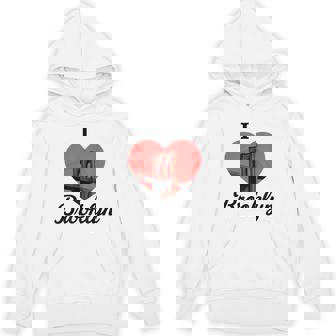I Love Brooklyn — Modern New York Bridge Unisex Hoodie | Mazezy