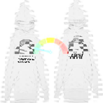 Low Cotisol Maxxing おもしろミーム ソーシャルメディア 自己改善 パーカー - Kawaiitshirt