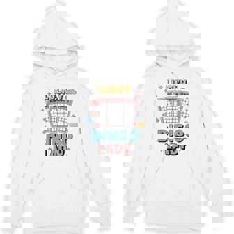Lucky Bingo Lady Bingo Gambling Lover Unisex Hoodie | Mazezy