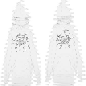 Maryland Blue Crab Vintage Crabbing Maryland Unisex Hoodie | Mazezy