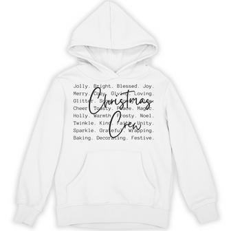 Merry Christmas Crew Family Matching Christmas Xmas Pajama Hoodie | Seseable UK