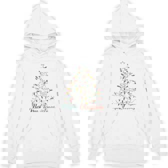 Merry Christmas Tree Lights Family Matching Hoodie - Monsterry