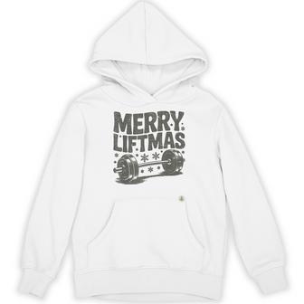 Merry Liftmas Christmas Weightlifting Unisex Hoodie | Mazezy