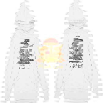 Mush Love Cute Mushroom Hippie Forest Nature Fungi Lovers Unisex Hoodie | Mazezy