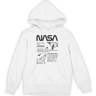 Nasa Astronautics And Space Administration Hoodie | Mazezy