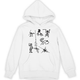 Nazca Lines 古代ufoエイリアン地球外生命アートtシャツ パーカー - Kawaiitshirt