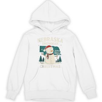 Nebraska Snowman Shirt Welcome To NE State Xmas Tee Tank Top Unisex Hoodie | Mazezy
