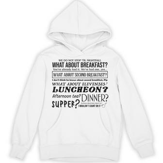 We Do Not Stop Til The Nightfall What About Second Breakfast Hoodie - Thegiftio UK