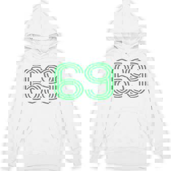 Number 69 シャツ レトロ ユニフォーム ヨーロッパスタイル バックプリント ジャージ パーカー - Kawaiitshirt