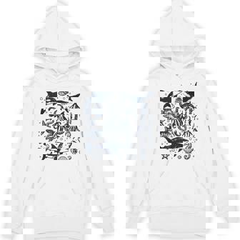 Ocean Wildlife Vintage 90s Ocean Animals Graphic Apparels Tank Top Unisex Hoodie | Mazezy