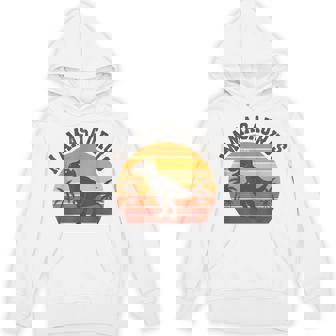 Old School Mamasaurus Dinosaur Mom Vintage Sunset Unisex Hoodie | Mazezy