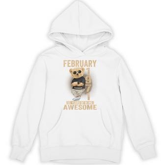 On Back 1971年2月 55歳の誕生日 55歳 テディベア パーカー - Kawaiitshirt