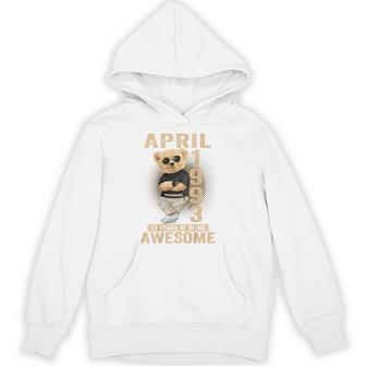 On Back 1993年4月 33歳の誕生日 33歳 テディベア パーカー - Kawaiitshirt