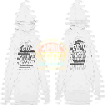 On Back 2002年4月の誕生日 限定版 ヴィンテージ 24Th パーカー - Kawaiitshirt