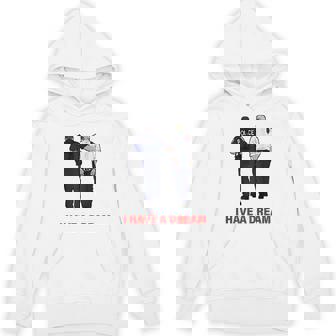 On Back I Have A Dream Trump Police 格言 男性 パーカー - Kawaiitshirt