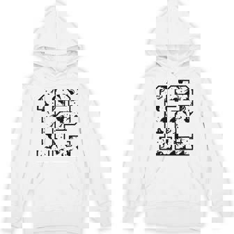 Orange And 12 Cute Halloween Pattern Number 12 Unisex Hoodie | Mazezy