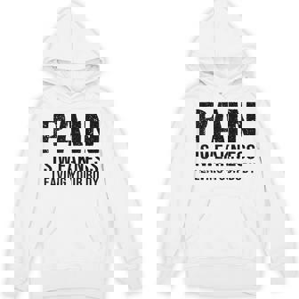 Pain Is Weakness Leaving Your Body Fitness Gym Workout Unisex Hoodie | Mazezy