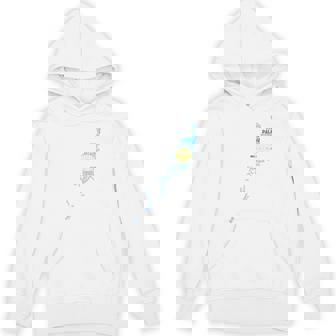 Palau Flag Map Palau In World Languages Premium Unisex Hoodie | Mazezy