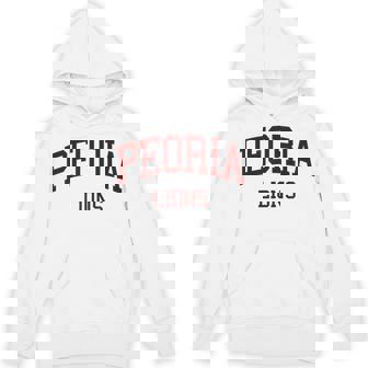 Peoria High School HS Peoria IL Retro Unisex Hoodie | Mazezy