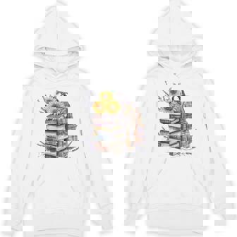 Plaid Backpack With Books And Flowers T Shirt Unisex Hoodie | Mazezy