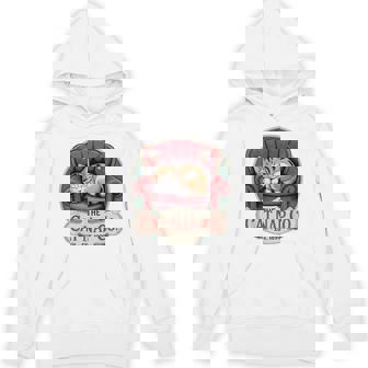 Retro Sleeping Cat Christmas – Cozy Vintage Holiday Unisex Hoodie | Mazezy