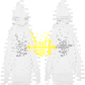 Rock And Roll Cross Unisex Hoodie | Mazezy