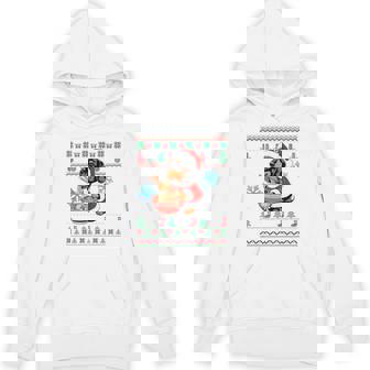 Santa Dachshund Eating Ramen Xmas Sweater Japanese Food Hoodie - Monsterry