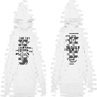 Sarcastic WOSSAMOTTA University Academy Cheerleader Game On Tank Top Unisex Hoodie | Mazezy