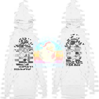 He Sees What You've Been Reading Santa Christmas Bookish Hoodie - Thegiftio