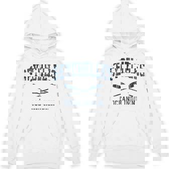 Seychelles Vintage Nautical Paddles Sports Oars Unisex Hoodie | Mazezy