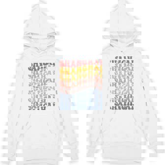 Shanghai China Groovy Unisex Hoodie | Mazezy