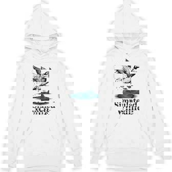 Simulated Wildlife Glitch Duck Mallard Y3K Cyberpunk T-Shirt Unisex Hoodie | Mazezy