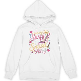 Sixty Sassy And Bit Smart Assy Bday Hoodie - Thegiftio UK