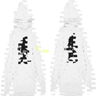 Snap Pea Bigfoot Carrying Pod Vegetable Sasquatch Unisex Hoodie - Monsterry