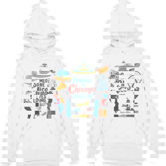Someone In Chicago Loves Me IL Skyline Traveling Lover Baby Unisex Hoodie | Mazezy